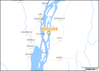 map of Monguma