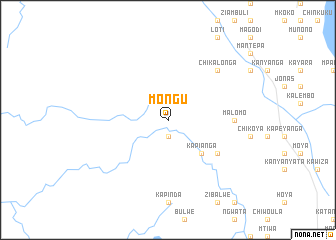 map of Mongu