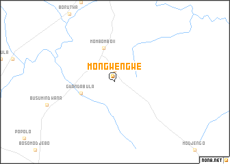 map of Mongwengwe