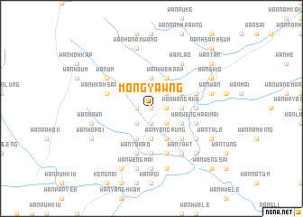 map of Möng Yawng