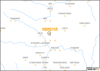 map of Mongyin