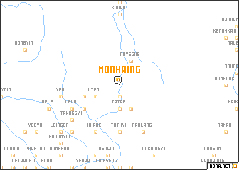 map of Monhaing