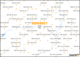 map of Monhardt