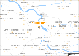 map of Monheurt