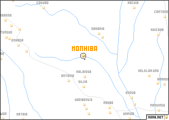map of Monhiba