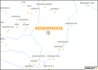 map of Mönhkamhseng