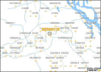 map of Monhmyin