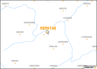 map of Monhtwe