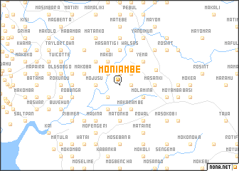 map of Moniambe