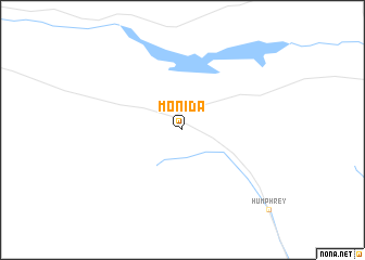 map of Monida