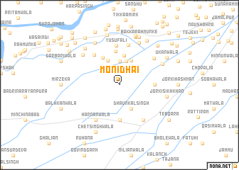 map of Moni Dhāi