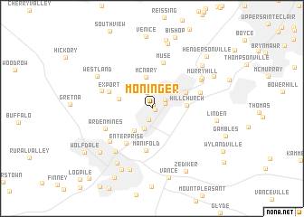 map of Moninger