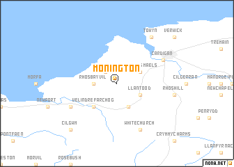 map of Monington