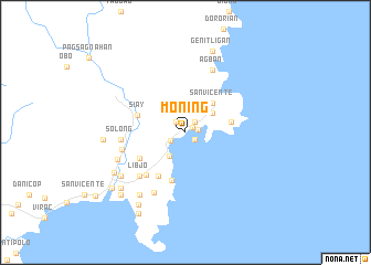 map of Moning