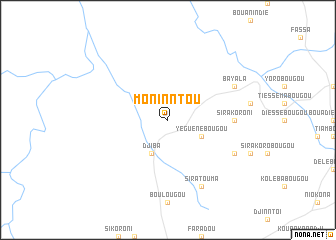 map of Moninntou