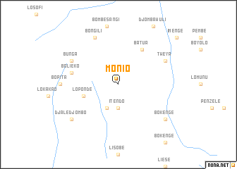 map of Monio