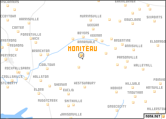 map of Moniteau