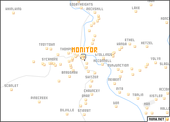 map of Monitor