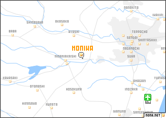map of Moniwa