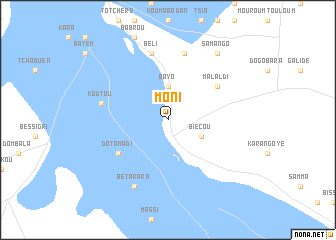 map of Moni