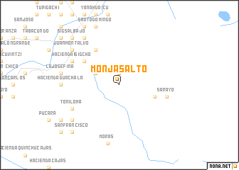 map of Monjas Alto