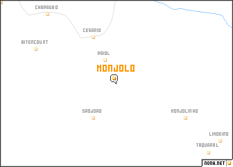 map of Monjolo