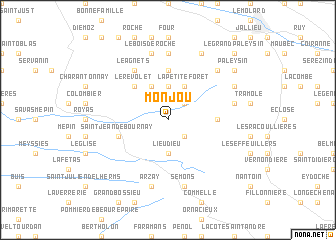 map of Monjou