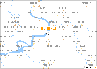 map of Monkali