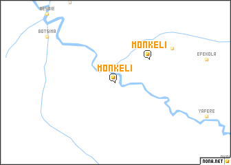 map of Monkeli