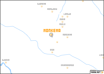 map of Monkema
