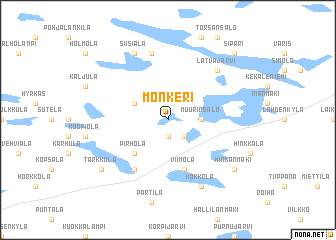 map of Mönkeri