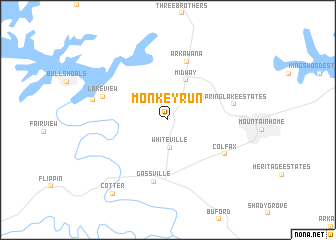 map of Monkey Run