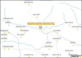 map of Monkhankhaneng