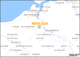 map of Monkleigh