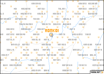 map of Monkoi