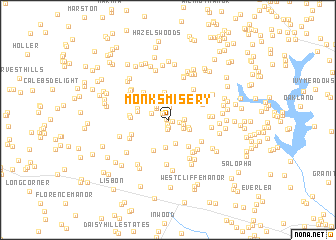 map of Monks Misery