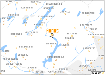 map of Monks