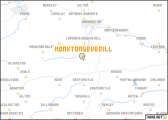 map of Monkton Deverill