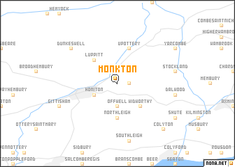 map of Monkton