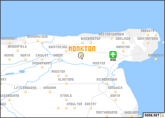 map of Monkton