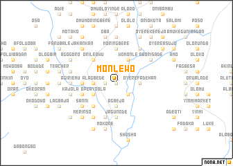 map of Monlewo