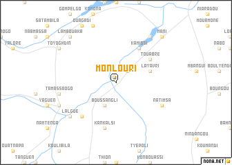 map of Monlouri