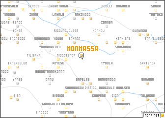 map of Monmassa