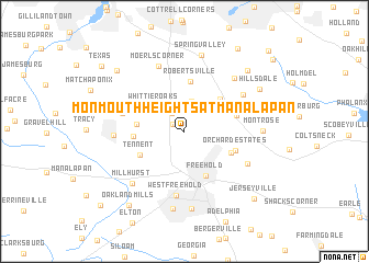 map of Monmouth Heights at Manalapan