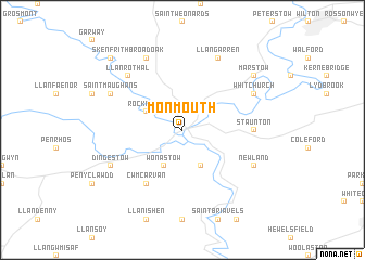 map of Monmouth