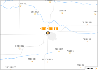 map of Monmouth