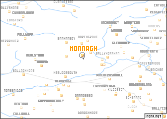 map of Monnagh