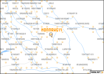 map of Monnawgyi