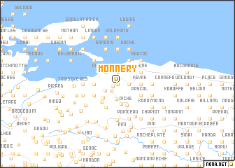 map of Monnery