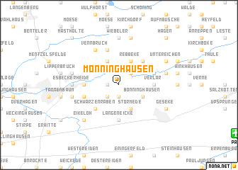 map of Mönninghausen